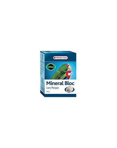 Versele-LAGA Mineral Bloc Loro Parque 250 g - Minerálna kocka pre veľké a stredné papagáje