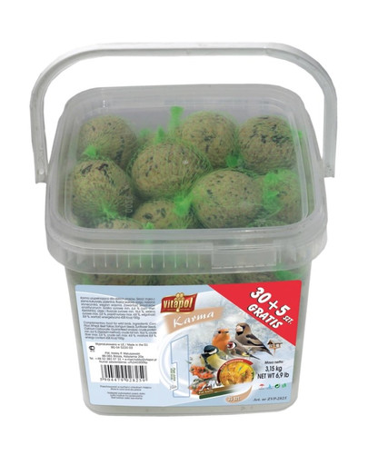 VITAPOL Tukové guličky, 90g/1ks, vedro 35ks