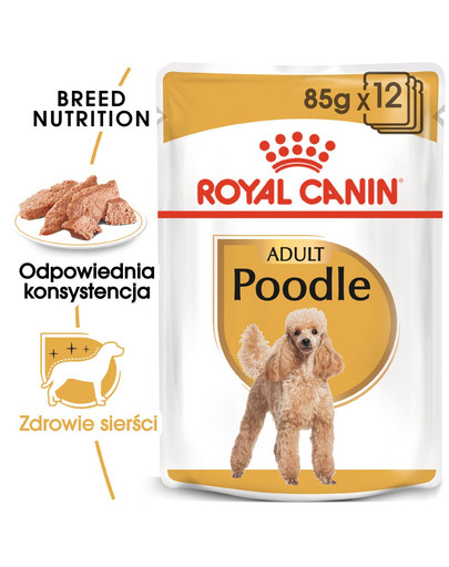 ROYAL CANIN Poodle Adult in Sobe maškrta v omáčke pre dospelého psa rasy pudel 85 g