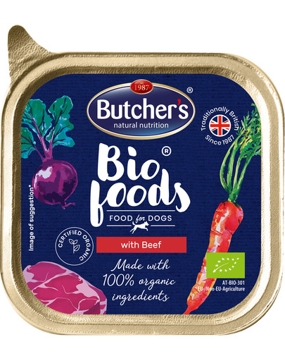 Butcher's Dog Bio s hovädzím vanička 150g