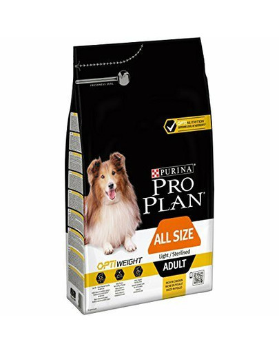 PURINA PRO PLAN All size adult light/sterilised Opti weight 3 kg