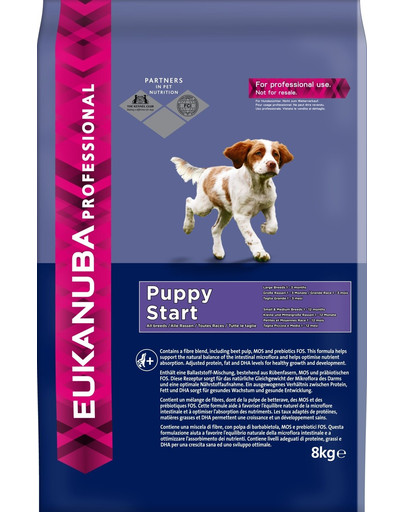 EUKANUBA PROFESSIONAL Puppy Start Granule pre psov 8 kg