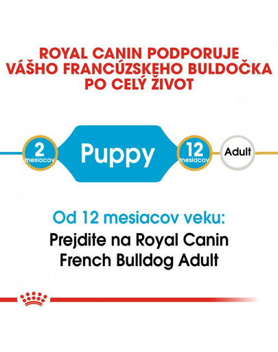 ROYAL CANIN French Bulldog Puppy 1kg granule pre šteňa francúzskeho buldočka