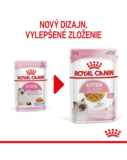 ROYAL CANIN Kitten Instinctive Jelly 12 x 85g kapsička pre mačiatka v želé