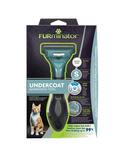 FURMINATOR hrablo Short Hair pre krátkosrsté mačky - S