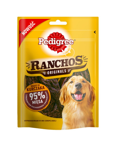 PEDIGREE Ranchos 95% kuřecí 7*70 g