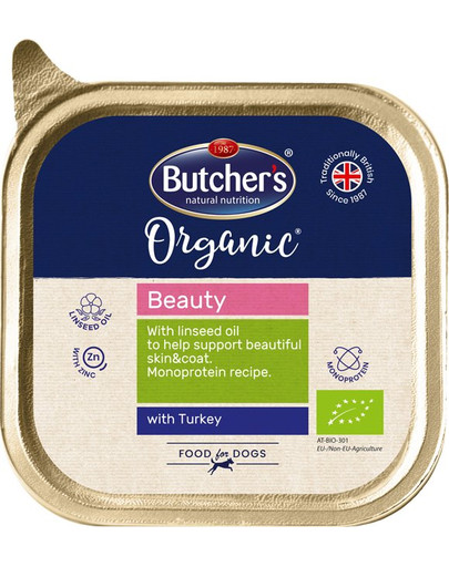 Butcher 's Dog Organic Beauty s morčacím vanička 150g
