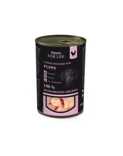 FITMIN For Life Puppy Kuracia konzerva pre šteňatá 400 g