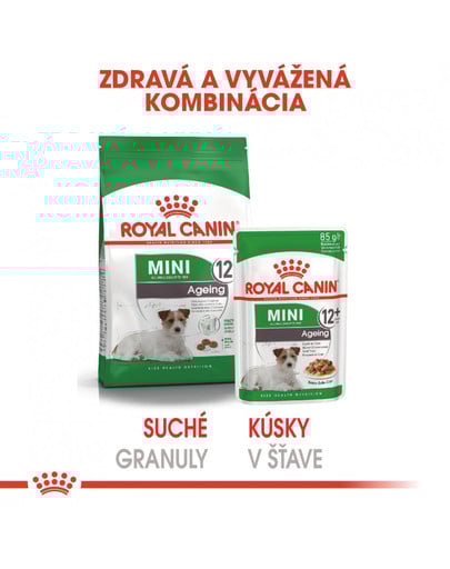 ROYAL CANIN Mini ageing  12+ 85g x12 kapsička pre staré malé psy