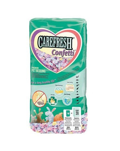 JRS CareFresh Confetti 10 l mix farieb