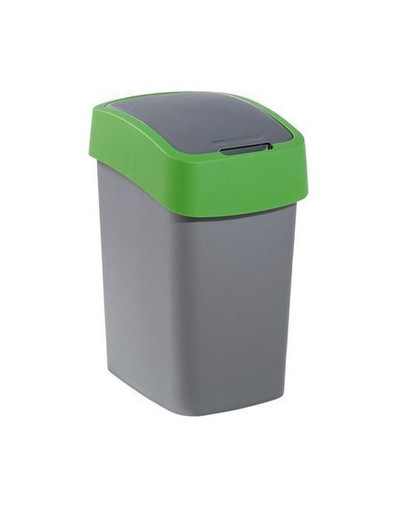 CURVER Odpadkový kôš "Flip Bin" 25 l strieborno-zelený
