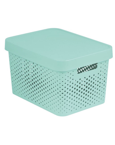 CURVER Úložný box s vekom Infinity 17 l modrý