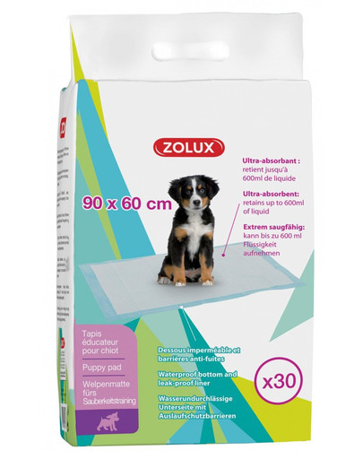 ZOLUX Absorpčné rohože 90 x 60 cm, 30ks
