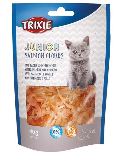 TRIXIE Junior Salmon Cloud 40g Maškrta pre mačky s lososom