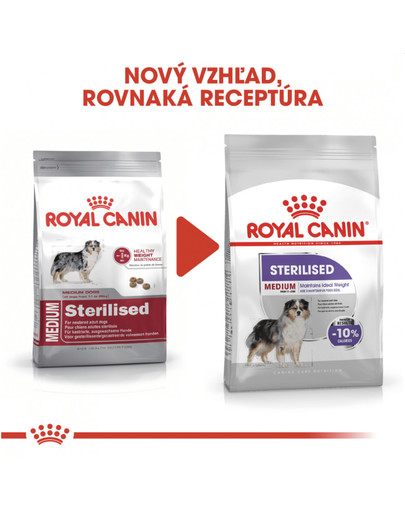 ROYAL CANIN Medium Sterilised 10 kg granule pre kastrované stredné psy