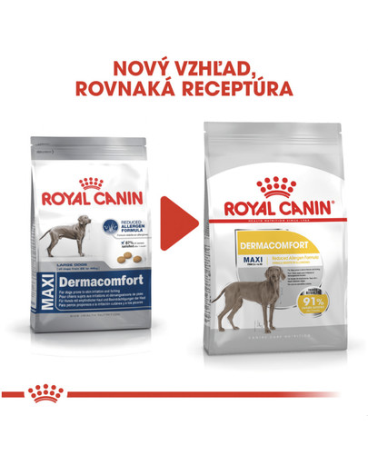 ROYAL CANIN Maxi Dermacomfort 10 kg granule pre veľké psy s problémami s kožou