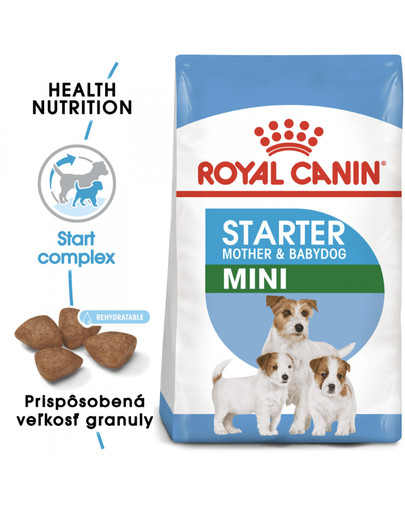 ROYAL CANIN Mini starter mother & babydog 3 kg granule pre brezivé alebo dojčiace suky a šteňatá
