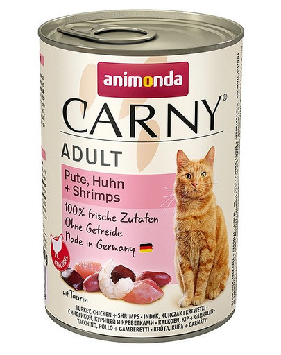 ANIMONDA Carny Cat hovädzie/morka/krevety 400g