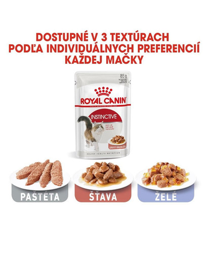 ROYAL CANIN Instinctive Gravy 85g kapsička pre dospelé mačky v šťave