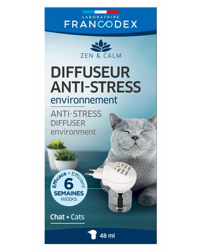 FRANCODEX Anti-stress difuzér mačka 48ml