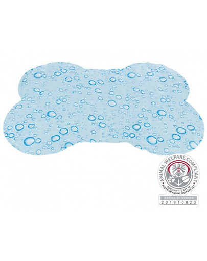 TRIXIE Chladiaca podložka pre psa v tvare kosti  M 60 × 45 cm