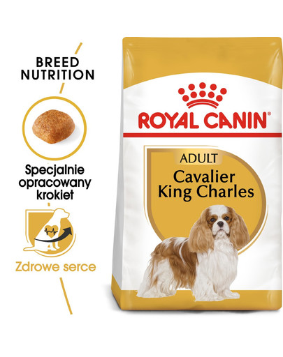 ROYAL CANIN Cavalier King Charles Spaniel Adult 7,5 kg granule pre dospelého gavalieršpaniela