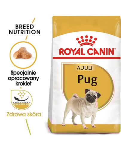 ROYAL CANIN Pug adult suché krmivo pre dospelých psov plemena mops 3 kg