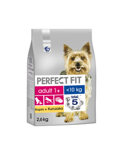 PERFECT FIT Perfect Fit 2,6 kg x 3 Kuracie pre malé rasy
