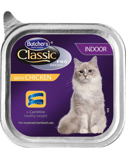 BUTCHER'S Classic Indoor Cat kuracie Paté 100 g