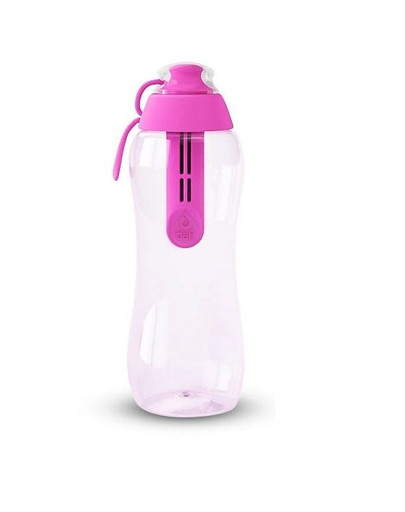 DAFI Filtračná fľaša 0,3 l + 1 ks filter, ružová