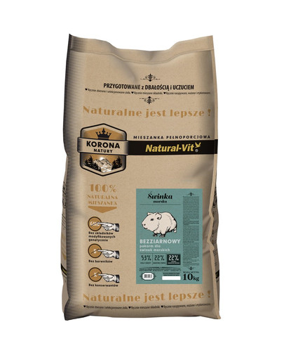 NATURAL-VIT Korona Natury Kompletná zmes pre morčatá 10 kg