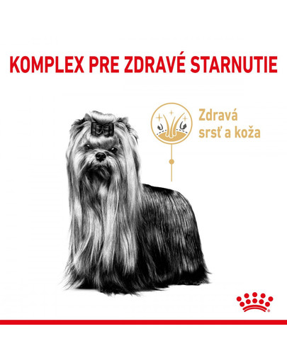 ROYAL CANIN Yorkshire Terrier Adult 8+ 1,5 kg granule pre staršieho jorkšírskeho teriéra