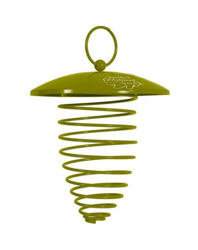 ZOLUX SPIRAL Vonkajšie kŕmidlo kovové zelené