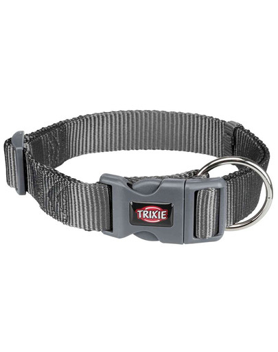 TRIXIE Obojok Premium, XXS–XS: 15–25 cm/10 mm, sivý