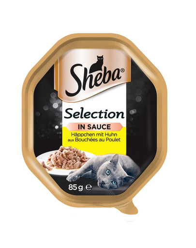 SHEBA Selection 85g kuracie v omáčke