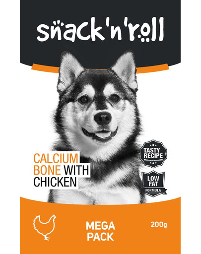 SNACK & ROLL Calcium Bone with Chicken 200 g