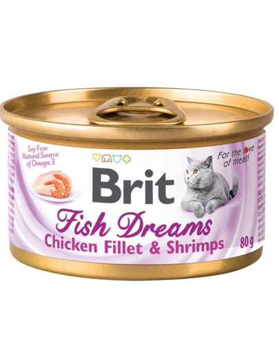 BRIT Cat Fish dreams kura a krevety 80 g