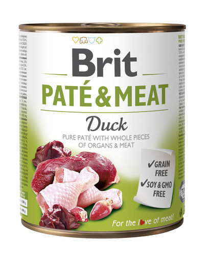 BRIT Pate & meat duck 800 g