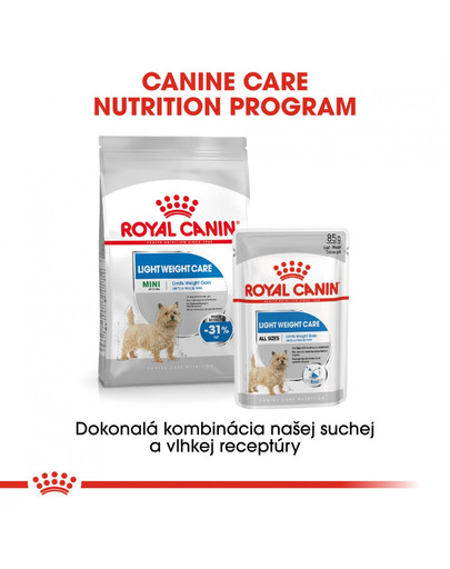 ROYAL CANIN Light Weight Care Dog Loaf 12x85g diétna kapsička s paštétou pre psy