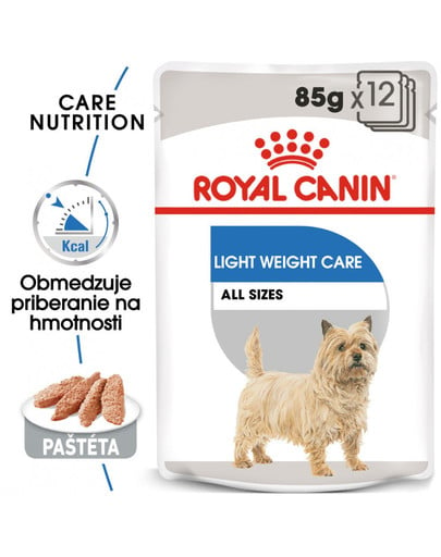 ROYAL CANIN Light Weight Care Dog Loaf 12x85g diétna kapsička s paštétou pre psy