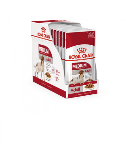 ROYAL CANIN Medium adult 10x140 g kapsička vo šťave pre dospelé stredné psy