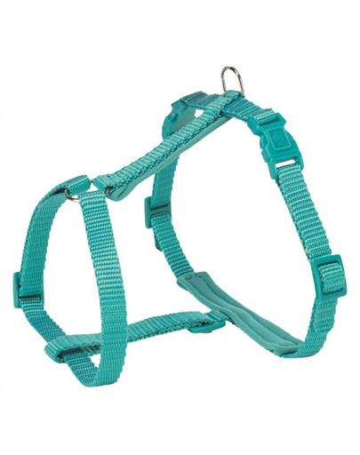 TRIXIE Premium Postroj pre mačky s vodítkom, 25 - 45 cm / 10 mm, 1,20 m, morská modrá