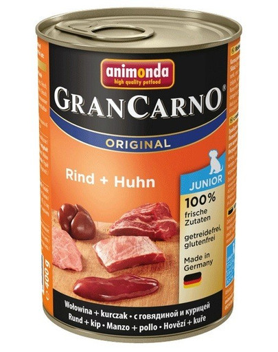 ANIMONDA GranCarno Junior hovädzie s kuracím 400 g