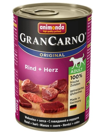 ANIMONDA Grancarno hovädzie/srdce konzerva 400 g
