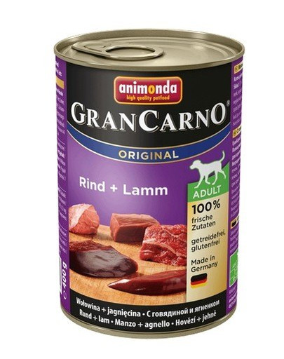 ANIMONDA Grancarno hovädzie/jahňacie konzerva 400 g