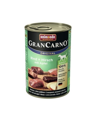 ANIMONDA GranCarno jeleň/jablko konzerva 400 g