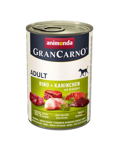 ANIMONDA Grancarno králik/bylinky konzerva 400 g