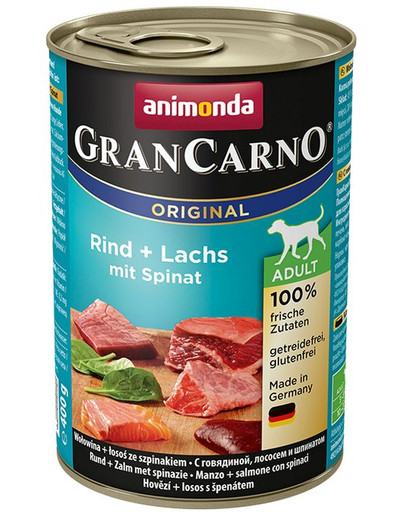 ANIMONDA GranCarno Adult losos so špenátom 800 g