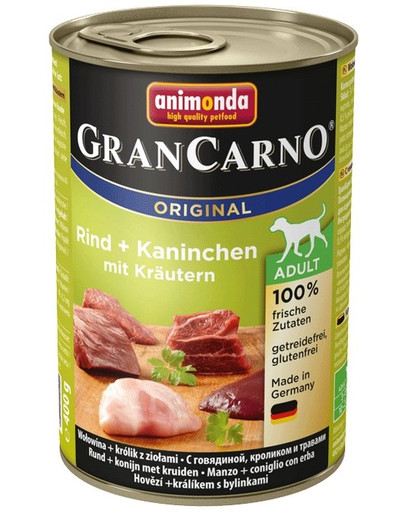 ANIMONDA GranCarno Adult králik, bylinky 800 g