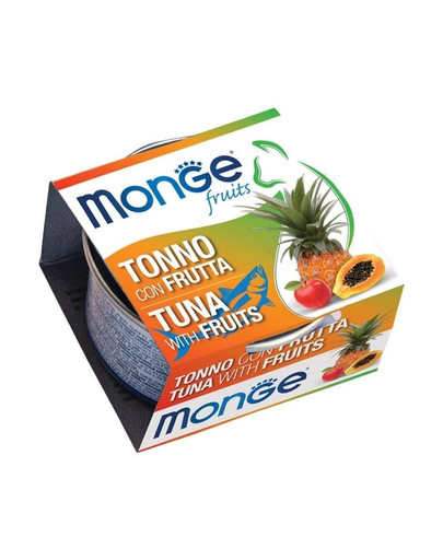 MONGE Fruit Tuniak a ovocie 80 g